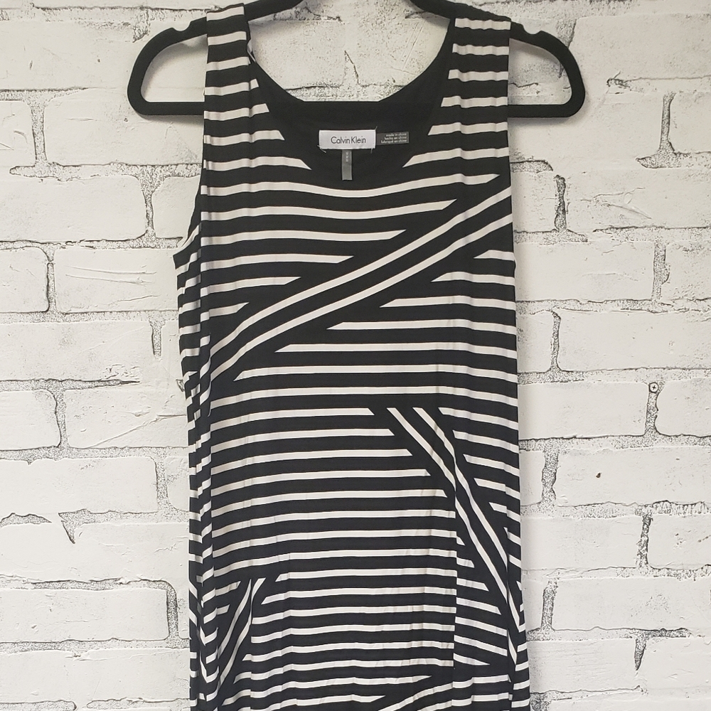 Calvin Klein Maxi Dress Slinky Material Size Mediu